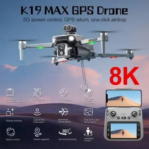 New K19 MAX GPS Drone Professional 8K Camera Aerial FPV Brush