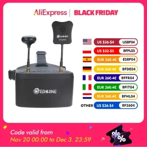 Eachine EV800D 5.8G 40CH 5 Inch 800*480 Video Headset HD