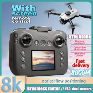 2025 S119 MAX Drone Professional 8K Camera with Large Screen