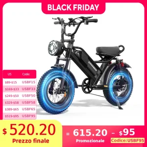 Spacewalk Small Electric Bike,16" Fat Tire Ebike