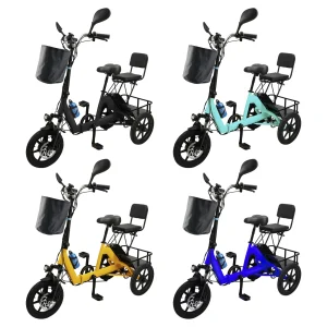 Areyourshop Three Wheel Electric Tricycle for Adults Motorized, Folding